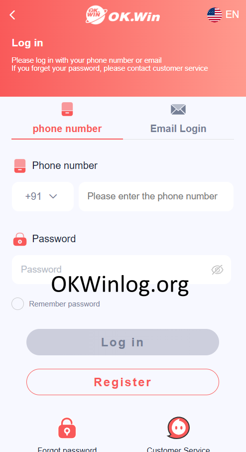 OK Win Login