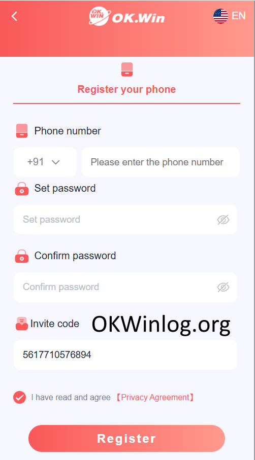 OK Win Register